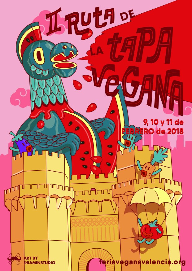 Poster Ruta Tapa Vegana Febrero 2018
